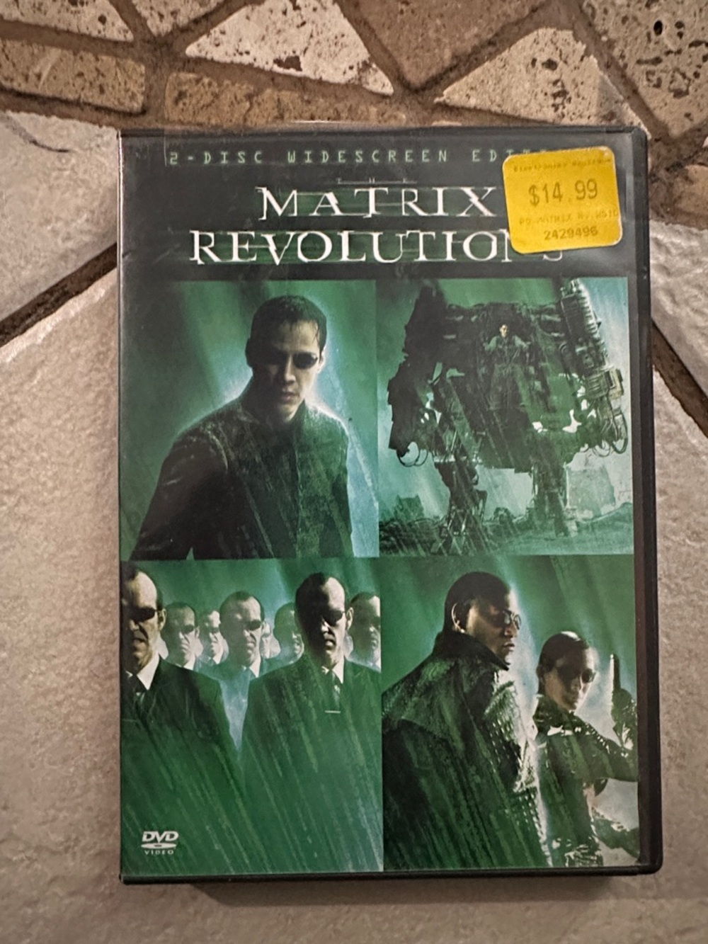 Matrix Revolutions DVD - Green Cover